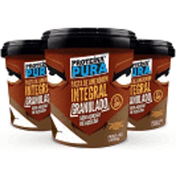Kit 3 Pasta De Amendoim Integral Crocante Proteína Pura 1Kg Menor preço em Kit 3 Pasta De Amendoim Integral Crocante Proteína Pura 1Kg