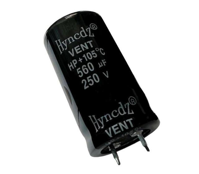 Imagem de Kit 3 pçs - capacitor eletrolitico 560x250v - 560uf x 250v