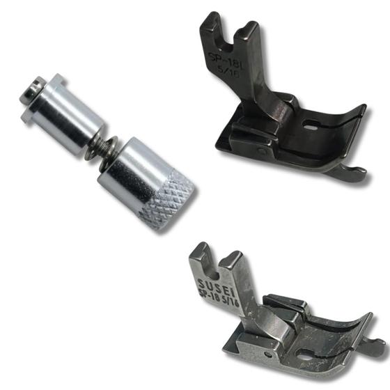 Imagem de Kit 3 Peças Calcadores Pesponto SP SPL 5/16+Engate