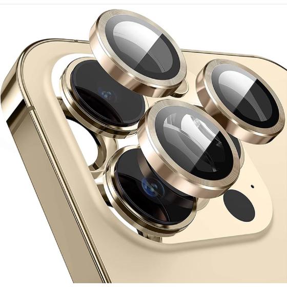 Imagem de Kit 3 Película Lente Câmera Compatível Com iphone 11 pro tela 5.8 Lisa Proteção