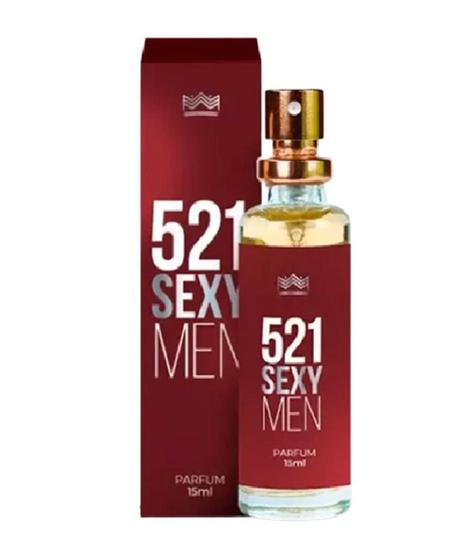 Imagem de Kit 3 Perfume Masculino 521 Sexy Men Amakha Paris 15Ml Bolso