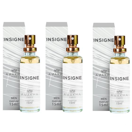 Imagem de Kit 3 Perfumes Insigne Amakha Paris 15ml