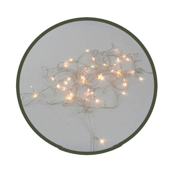 Imagem de Kit 3 Pisca Pisca Led Branco Quente Natal 8 Funções 100 Lâmpadas 110v Enfeite