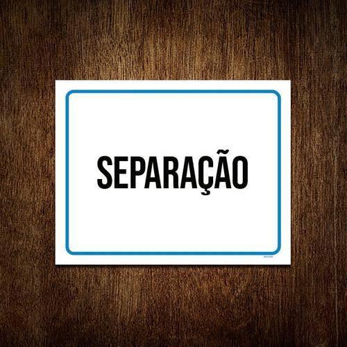 Imagem de Kit 3 Placa Sinalização - Separação Setor ul