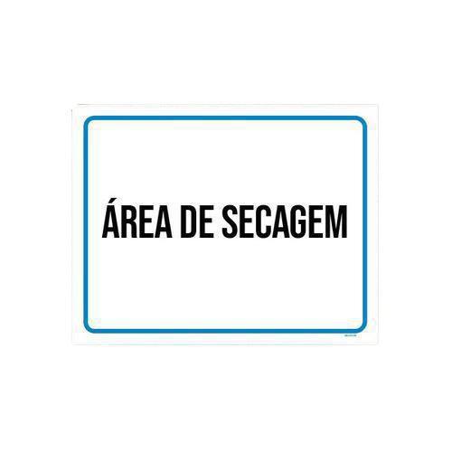 Imagem de Kit 3 Placas Ambiente - Área De Secagem