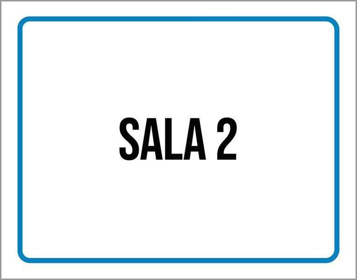 Imagem de Kit 3 Placas Ambiente Sinalização Setor Sala 2