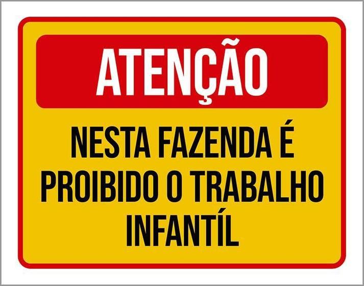 Imagem de Kit 3 Placas Atenção Nesta Fenda Trabalho Infantíl