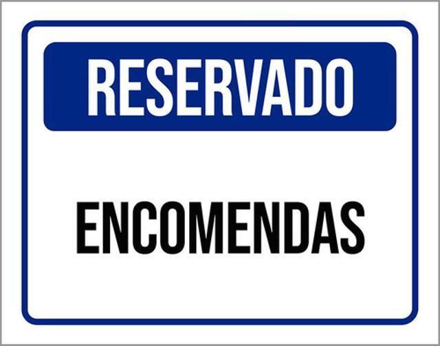 Imagem de Kit 3 Placas De Reservado Encomendas 36X46