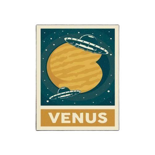 Imagem de Kit 3 Placas Decorativa Espaço - Planeta Venus