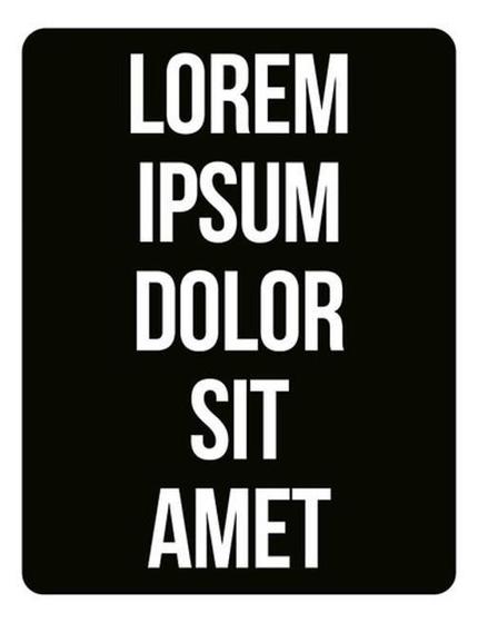 Imagem de Kit 3 Placas Decorativa - Lorem Ipsum Dolor Sit Amet