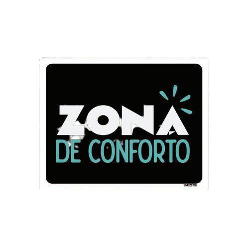 Imagem de Kit 3 Placas Decorativa - Zona De Conforto