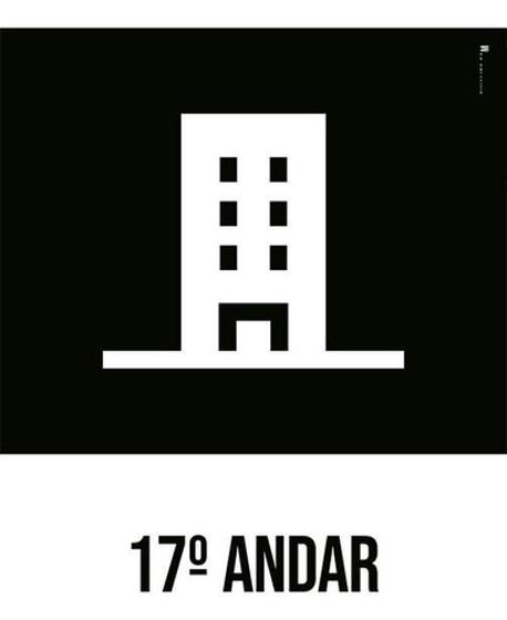 Imagem de Kit 3 Placas Desenho - 17 Andar
