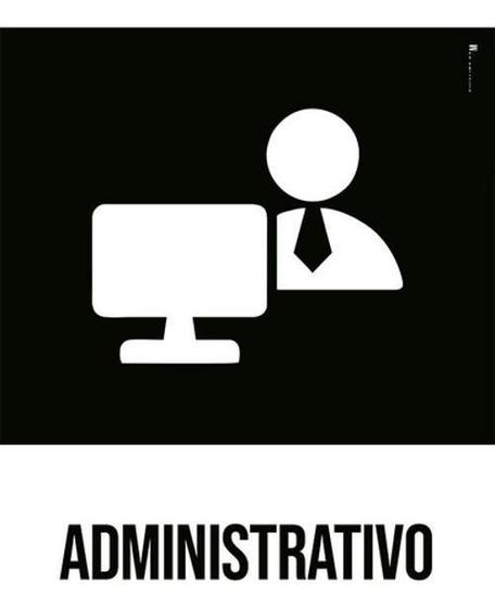 Imagem de Kit 3 Placas Desenho - Administrativo