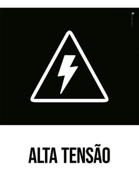 Imagem de Kit 3 Placas Desenho - Alta Tensão