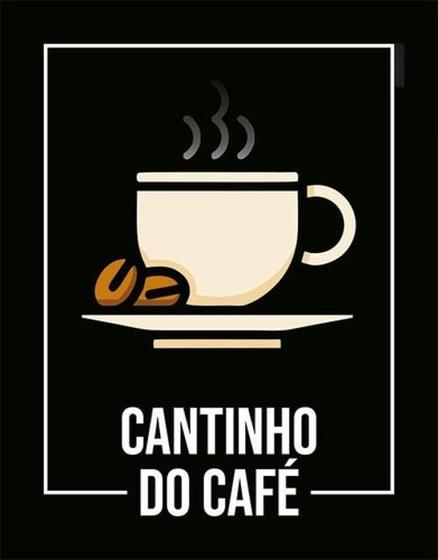 Imagem de Kit 3 Placas Desenho Cantinho Do Café