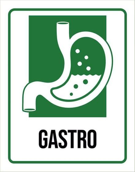 Imagem de Kit 3 Placas Hospitalar Gastro 36X46