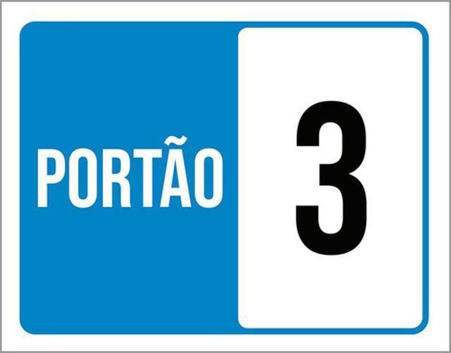 Imagem de Kit 3 Placas Portão ul 3