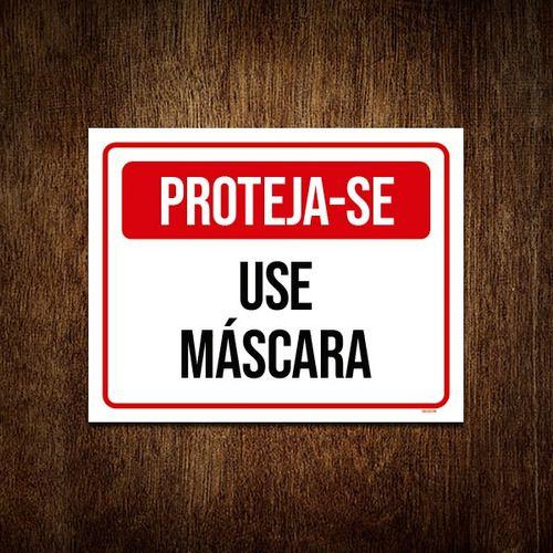 Imagem de Kit 3 Placas Proteja-se Use Máscara