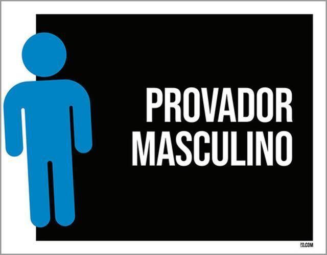 Imagem de Kit 3 Placas Provador Masculino