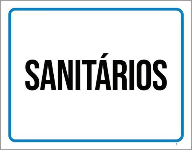 Imagem de Kit 3 Placas Sanitários Setor