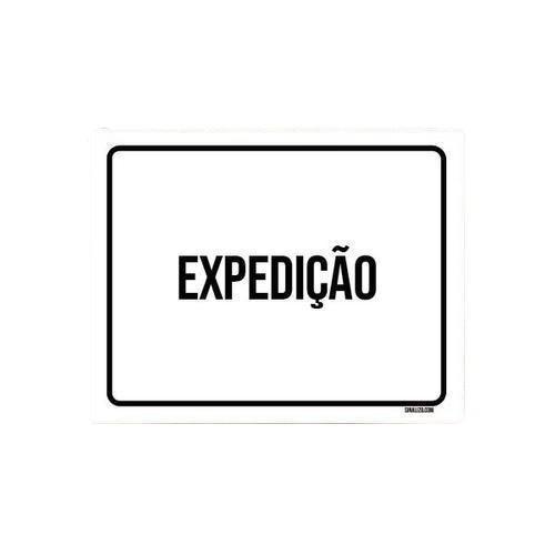 Imagem de Kit 3 Placas Sinalização Ambiente Expedição