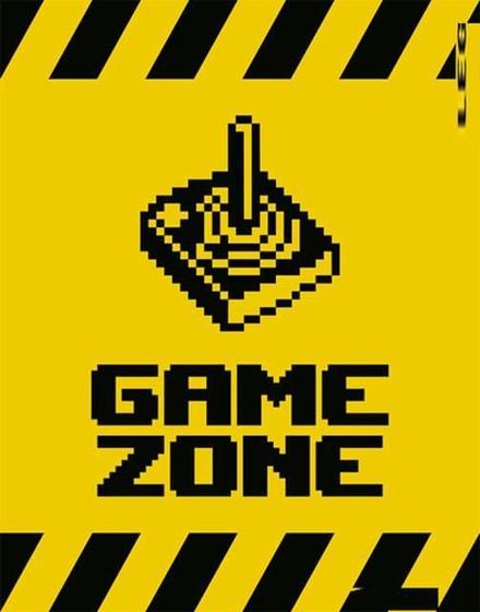 Imagem de Kit 3 Placas Sinalização - Game Zone Retro