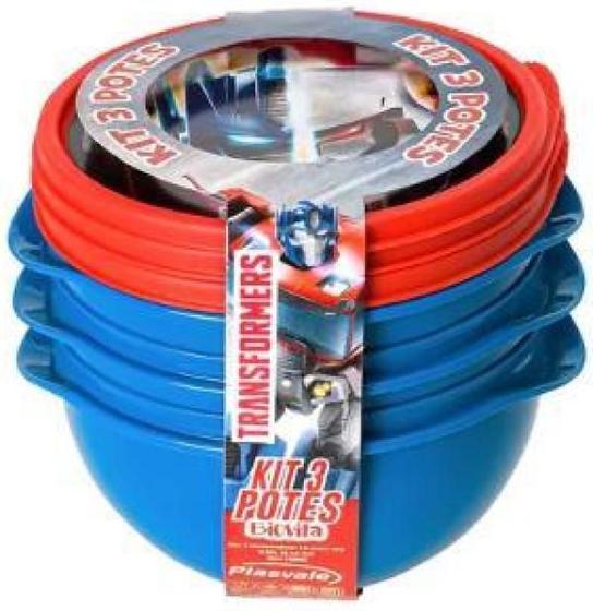 Imagem de Kit 3 Potes Biovita 250Ml Transformers