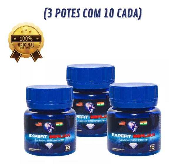 Imagem de Kit 3 Potes De Novo Colageno Tipo 2 + Pea Expert Berlian ! Excluir dos favoritos 4.4