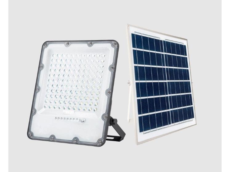 Imagem de Kit 3 Projetores Refletor Led Solar 150w 6500k Branca Fria