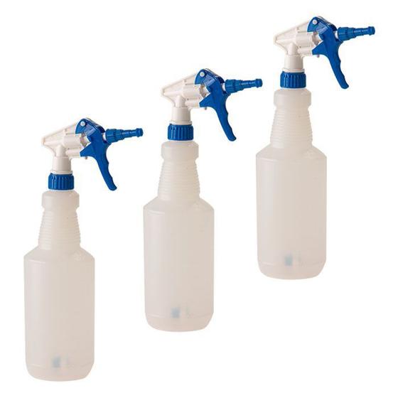 Imagem de Kit 3 Pulverizador Borrifador de Água 900ml Bico Longo