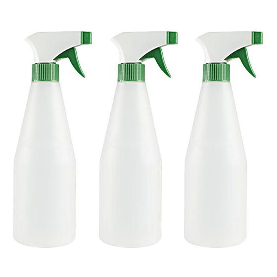 Imagem de Kit 3 Pulverizador de Gatilho Mecânico Borrifador Mult Sprayer 500ml - Guarany 