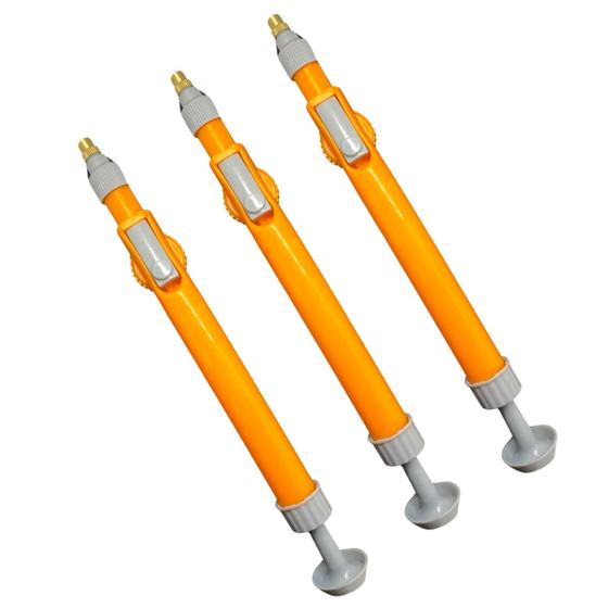 Imagem de Kit 3 Pulverizador Garrafa Pet Portátil Manual Borrifador Pressão Bico Regulável Regador Aplicador