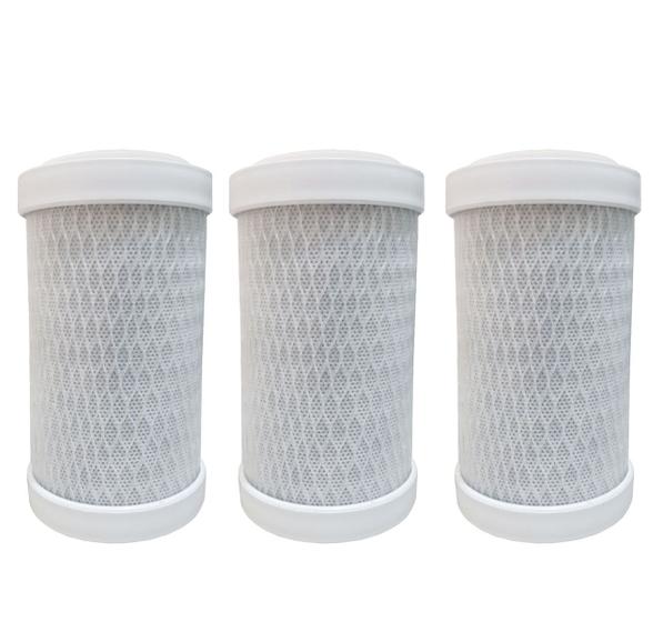 Imagem de Kit 3 Refil Filtro Carvão Ativado 136MM" Compatível Com Filtro Igatu 569 Carbon Block