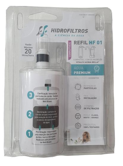 Imagem de Kit 3 Refil Para Purificador Hf01 Hidrofiltros