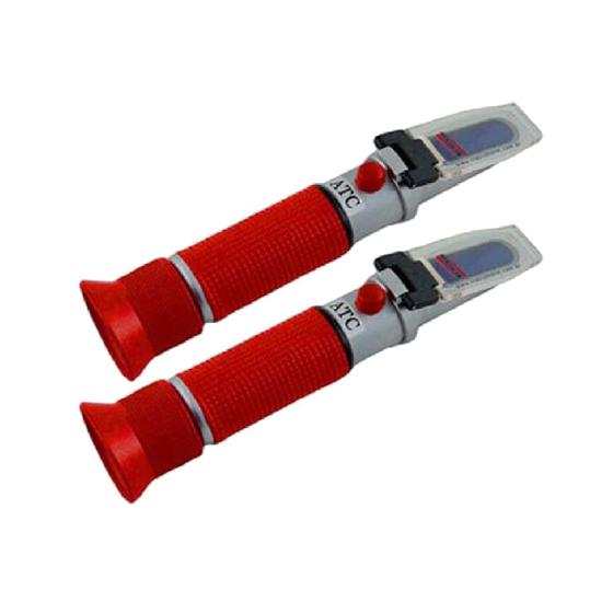 Imagem de Kit 3 Refratômetro Açúcar Mel 0 A 32% Brix Temperatura Automática Rt-30atc Portátil Instrutherm Com Estojo