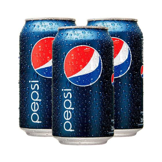 Imagem de Kit 3 Refrigerante Pepsi Lata 350ml