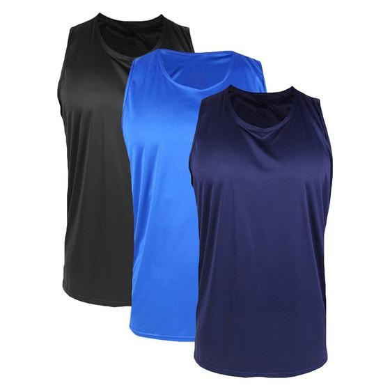 Imagem de Kit 3 Regatas PMC Básica Masculina