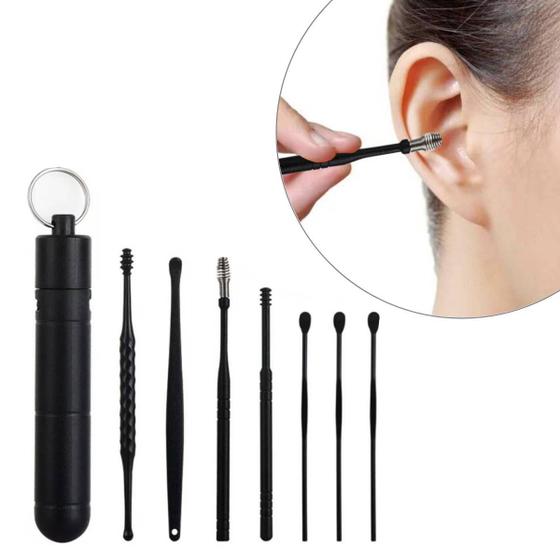 Kit 3 Removedor Limpeza Cera De Ouvido Orelha Kit 7 Peças Haste Flexivel Menor preço em Kit 3 Removedor Limpeza Cera De Ouvido Orelha Kit 7 Peças Haste Flexivel