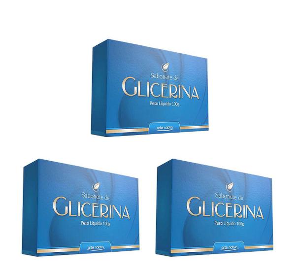 Imagem de Kit 3 Sabonete De Glicerina 100g - Arte Nativa