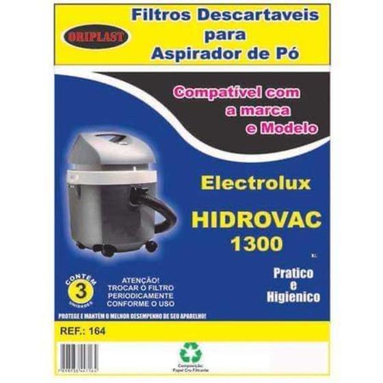 Imagem de Kit 3 Sacos Para Aspirador Hidrovac 1300W