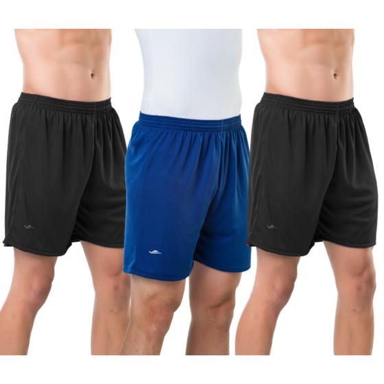 Kit 3 Shorts Masculino Elite Calção Academia Futebol Cordão Menor preço em Kit 3 Shorts Masculino Elite Calção Academia Futebol Cordão