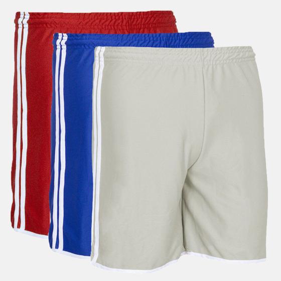 Imagem de Kit 3 Shorts Masculinos Esporte Sport Futebol Fitness Calçao