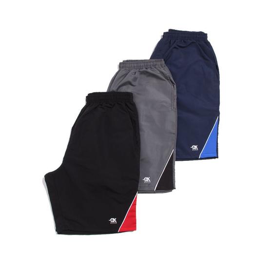 Imagem de Kit 3 Shorts Tactel Ox Silver Básico