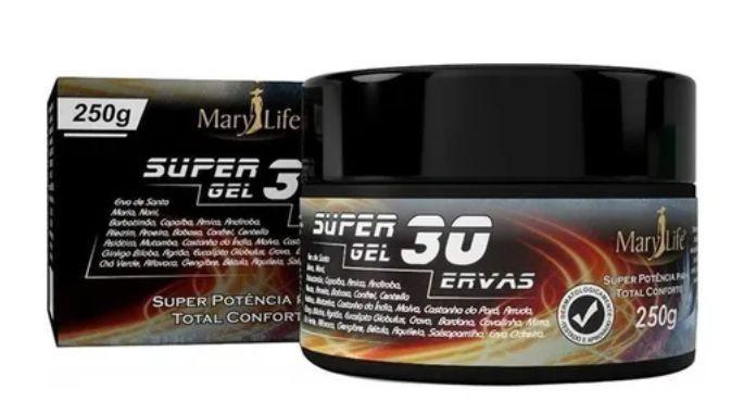 Imagem de Kit 3 Super Gel 30 Ervas Mary Life 250g