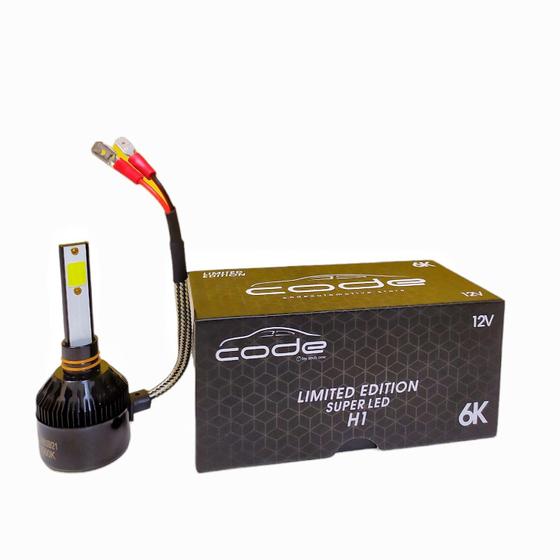 Imagem de Kit 3 super led limited edition 12v 6000k h1 code