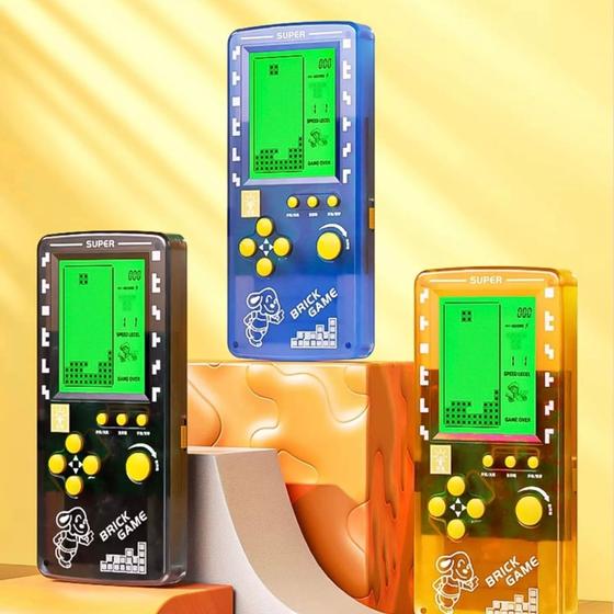 Imagem de Kit 3 Super Mini Game Retrô Vídeo Game Portátil 9999 Jogos em 1