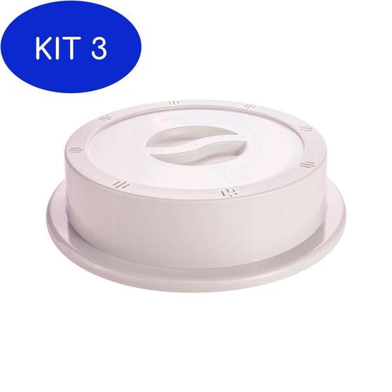 Imagem de Kit 3 Tampa Microondas Bpa Free- Plasútil