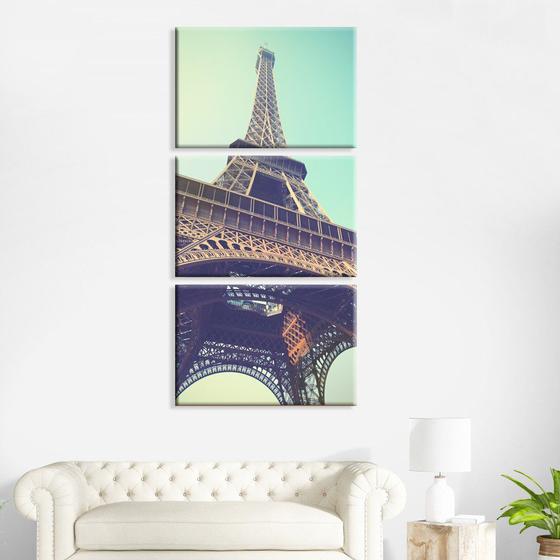 Imagem de Kit 3 Telas Canvas Paris Tumblr