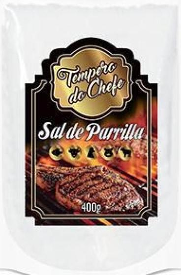 Imagem de Kit 3 Temperos Do Chef Sal De Parrilha Lemom Pepper 400G