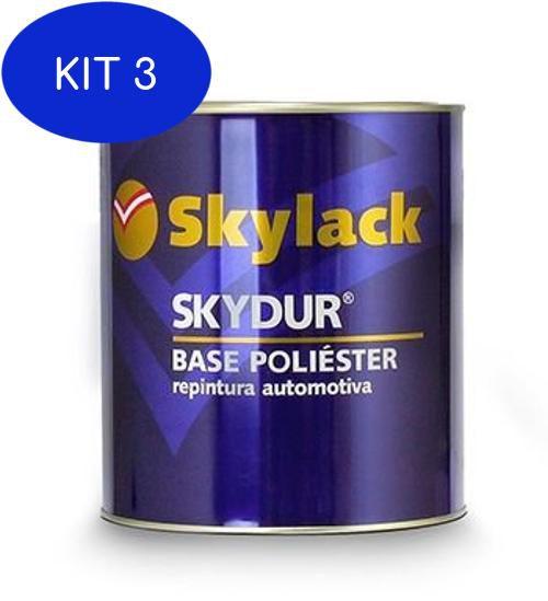 Kit 3 Tinta B. Pol. Verde Ligth Met Vw 96 - Skylack - Tinta Automotiva ...